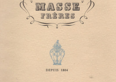 Catalogue Masse Frères